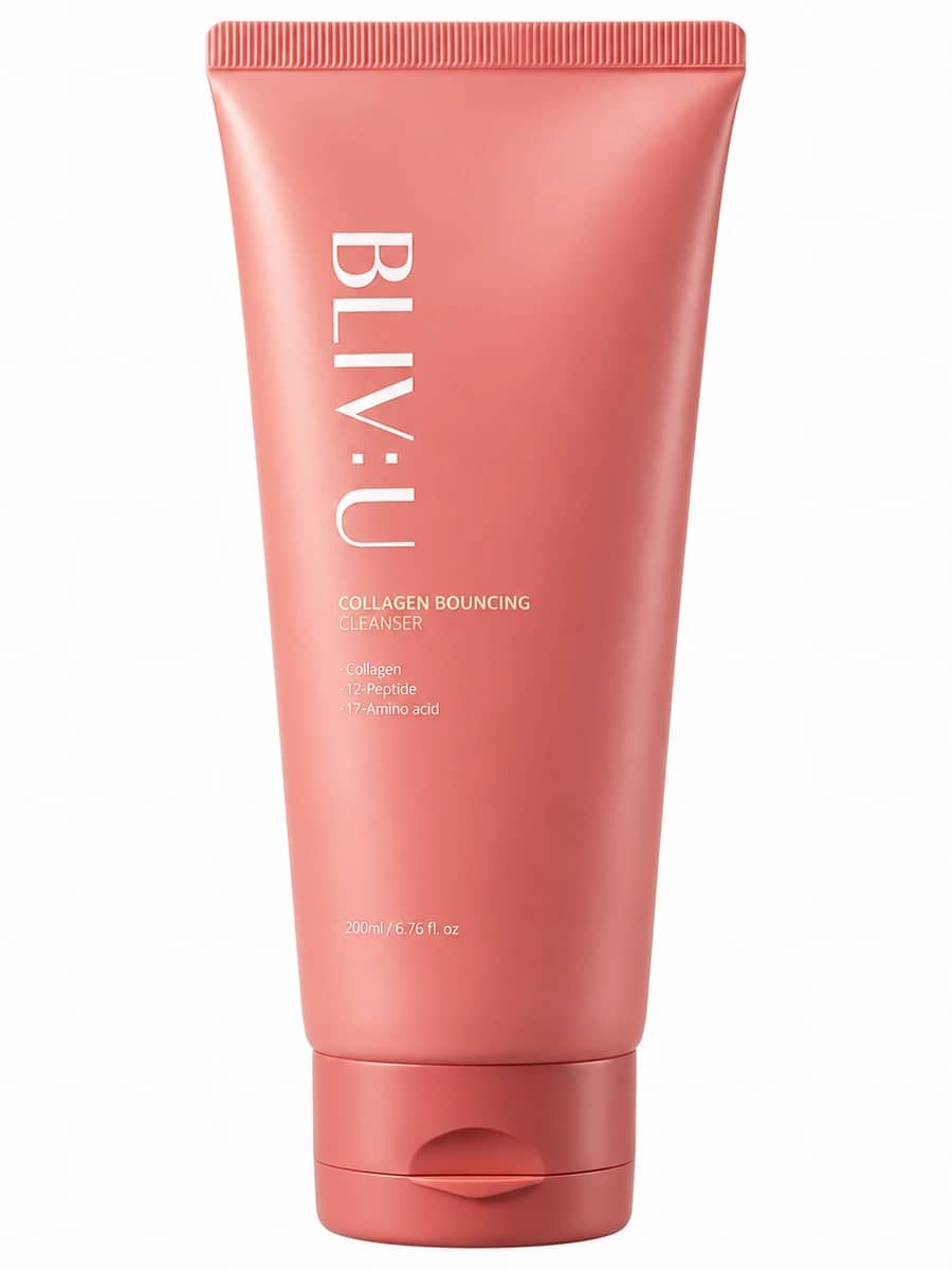 BLIV:U Очищающая пенка с коллагеном Collagen Bouncing Cleanser 200 мл