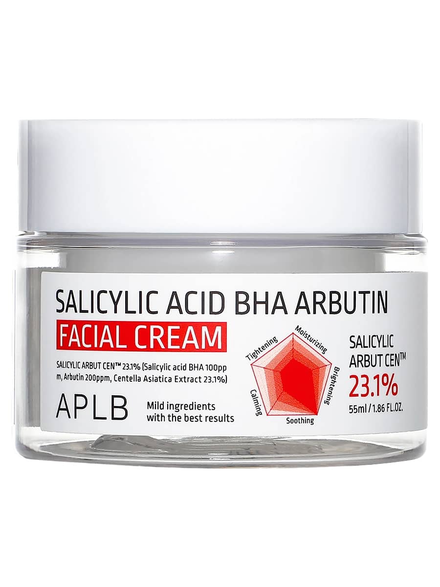 APLB Противовоспалительный крем с салициловой кислотой и арбутином Salicylic Acid BHA Arbutin Facial Cream 55 мл