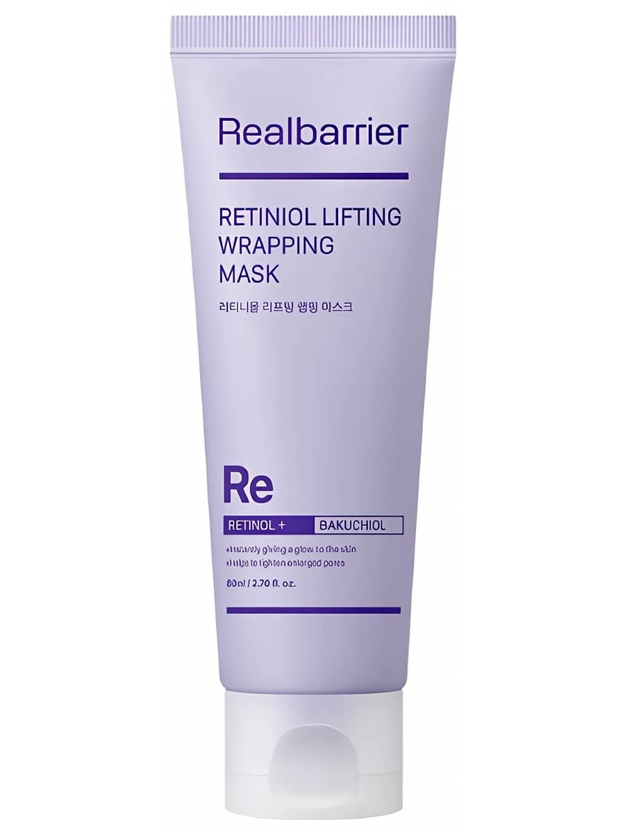 Real Barrier Маска-пленка с ретинолом и коллагеном для лифтинга Retiniol Lifting Wrapping Mask 80 мл