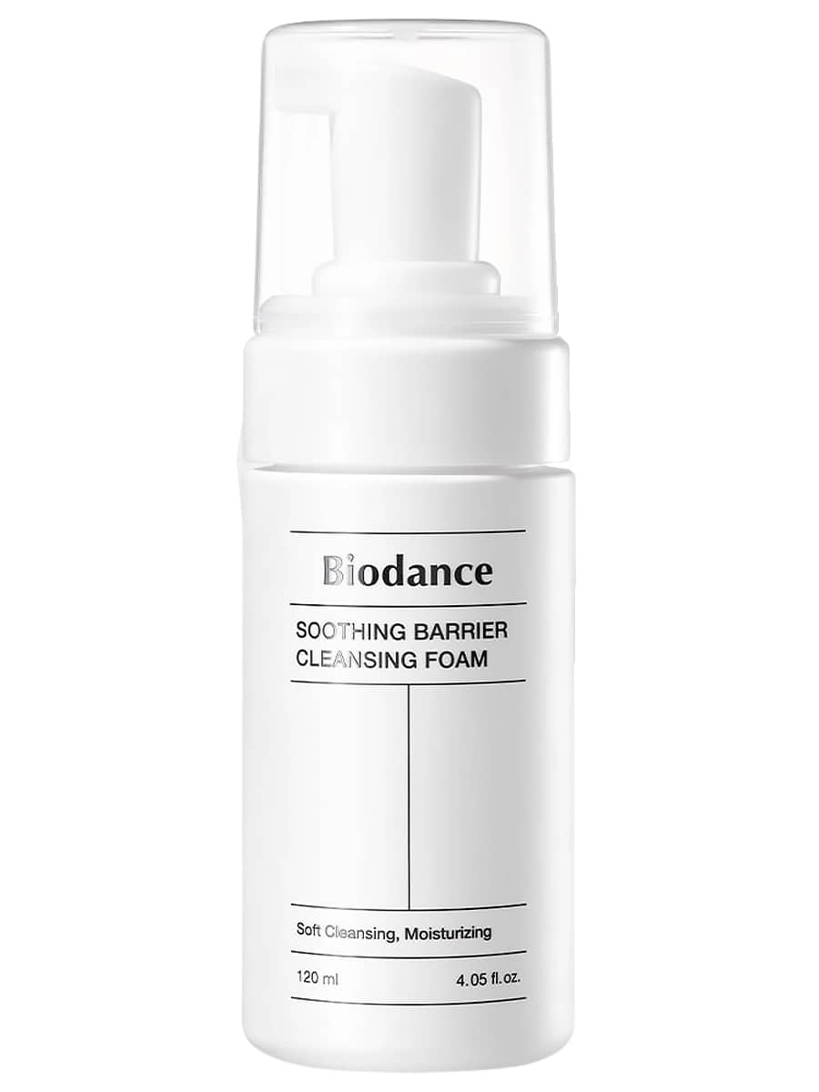 Biodance Успокаивающая пузырьковая пенка для умывания Soothing Barrier Cleansing Foam 120 мл