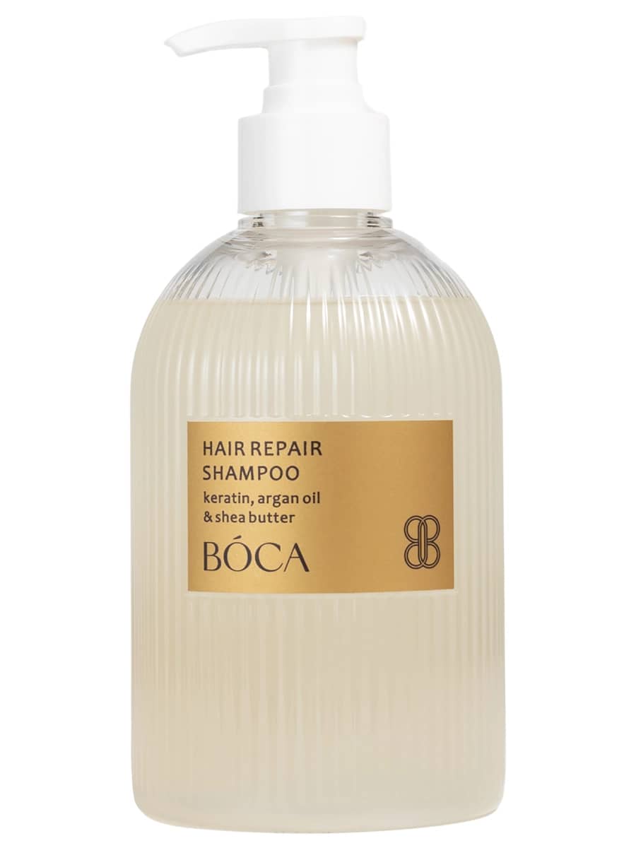 BOCA Парфюмированный восстанавливающий шампунь для волос Hair Repair Shampoo 400 мл