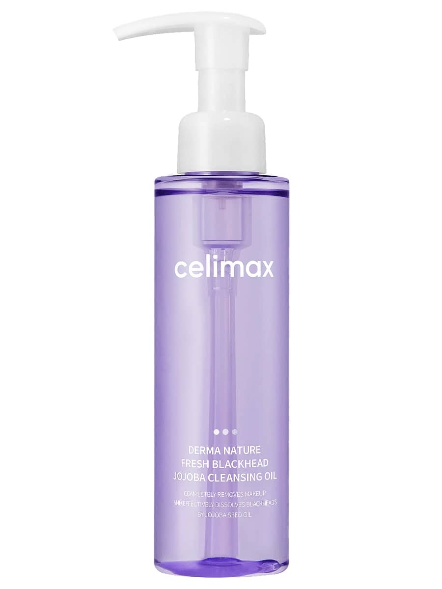 Celimax Гидрофильное масло от черных точек Derma Nature Fresh Blackhead Jojoba Cleansing Oil 150 мл