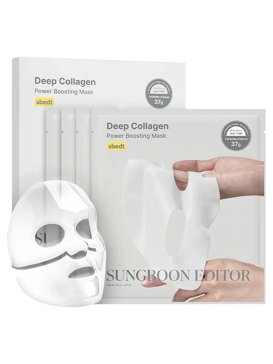 Sungboon Editor Подтягивающая гидрогелевая маска Deep Collagen Power Boosting Mask 37 гр х 4 шт