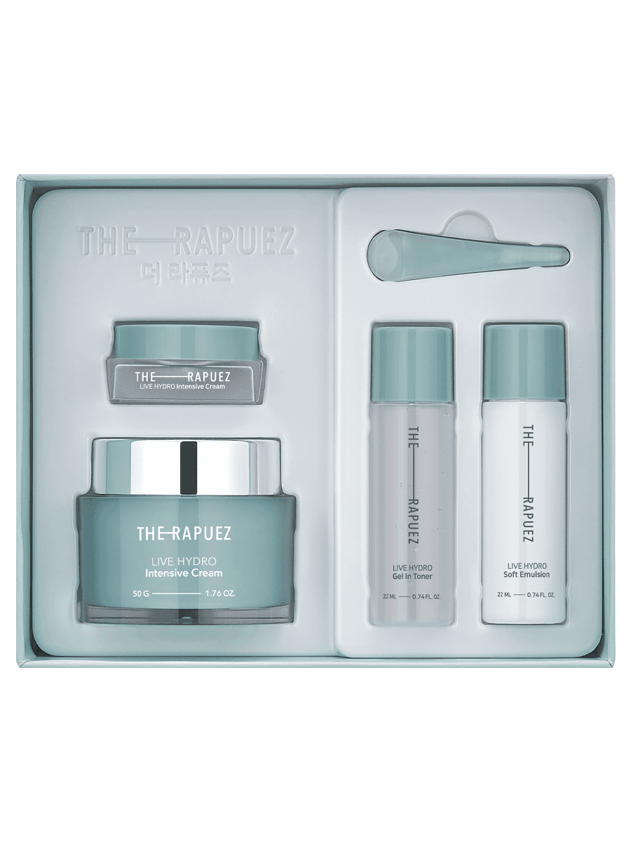 The Rapuez Интенсивно увлажняющий набор Live Hydro Intensive Cream Set 50+7+22+22 мл