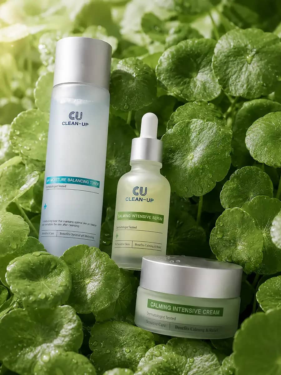CU Skin Комплект «Экстренная помощь при розацеа и куперозе»: тонер, сыворотка, крем