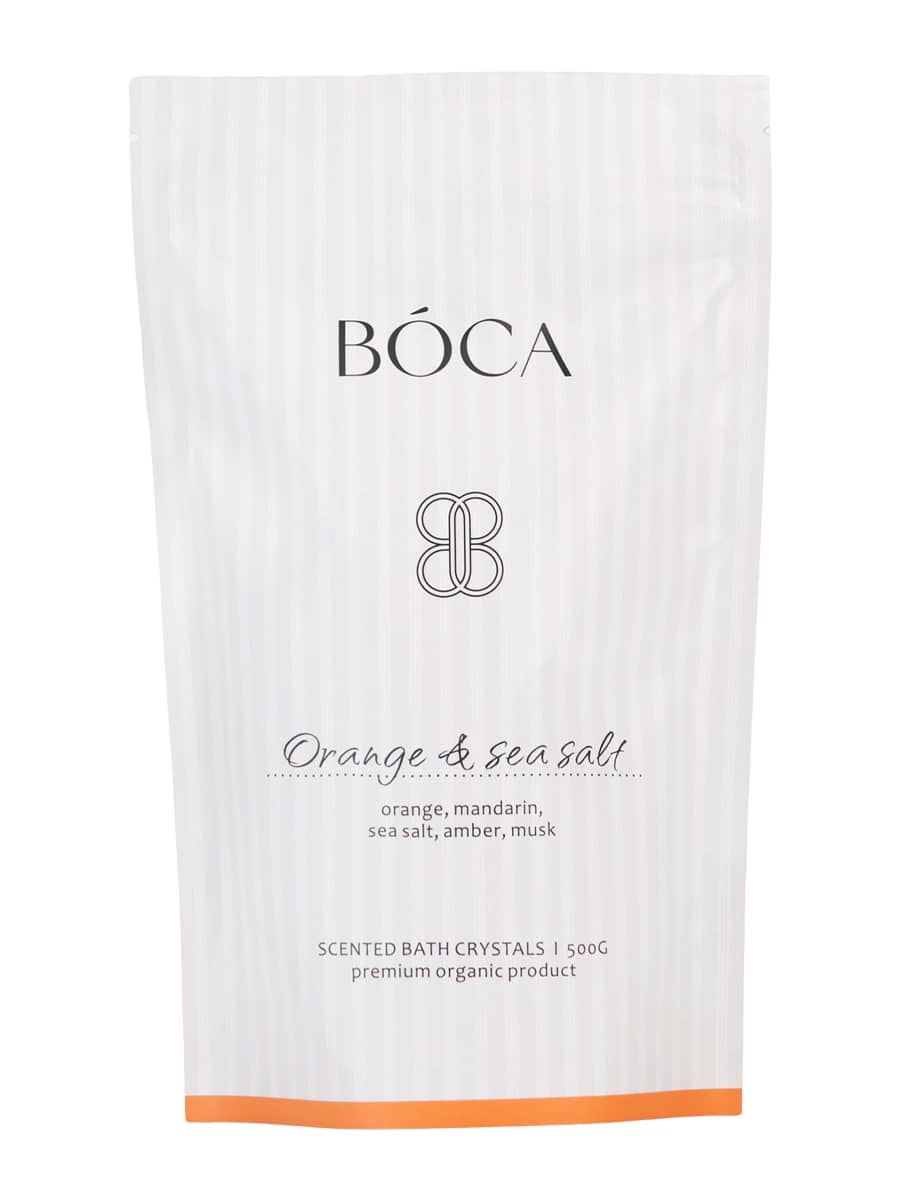 BOCA Магниевая соль для ванны «Апельсин, Морская соль» Orange&Sea Salt Scented Bath Salt 500 гр