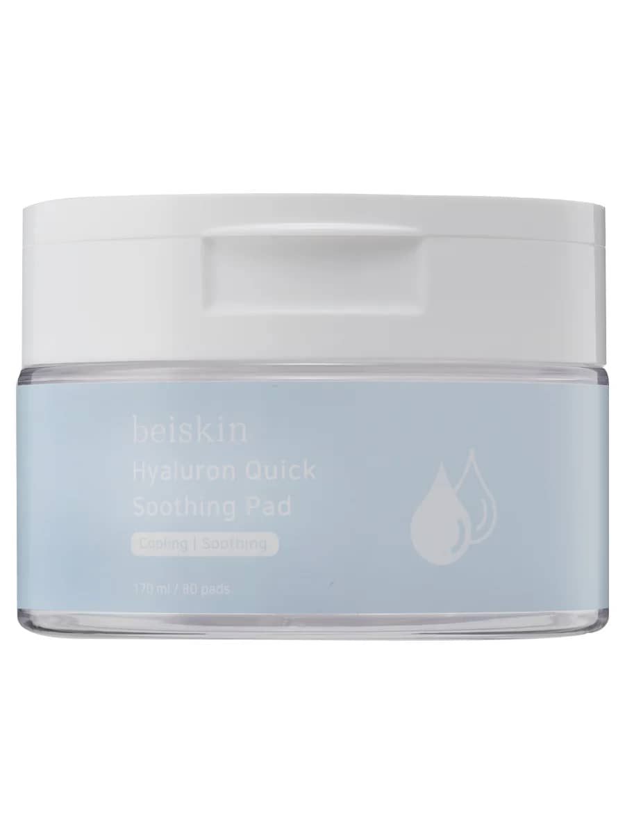 Beiskin Успокаивающие пэды с гиалуроновой кислотой Hyaluron Quick Soothing Pad 80 шт