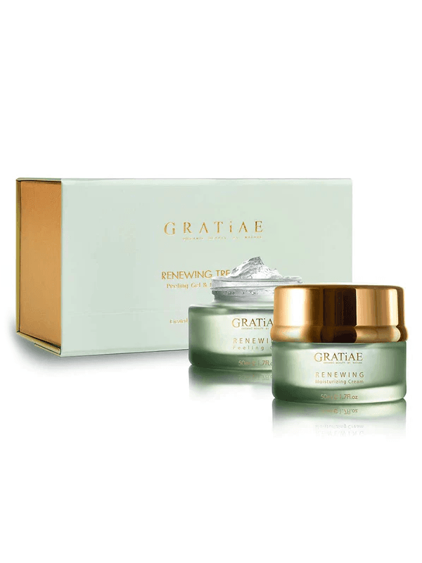 Gratiae Увлажняющий набор для обновления кожи: пилинг + крем Renewing Duo: Peeling Gel & Cream 50 мл х 2 шт