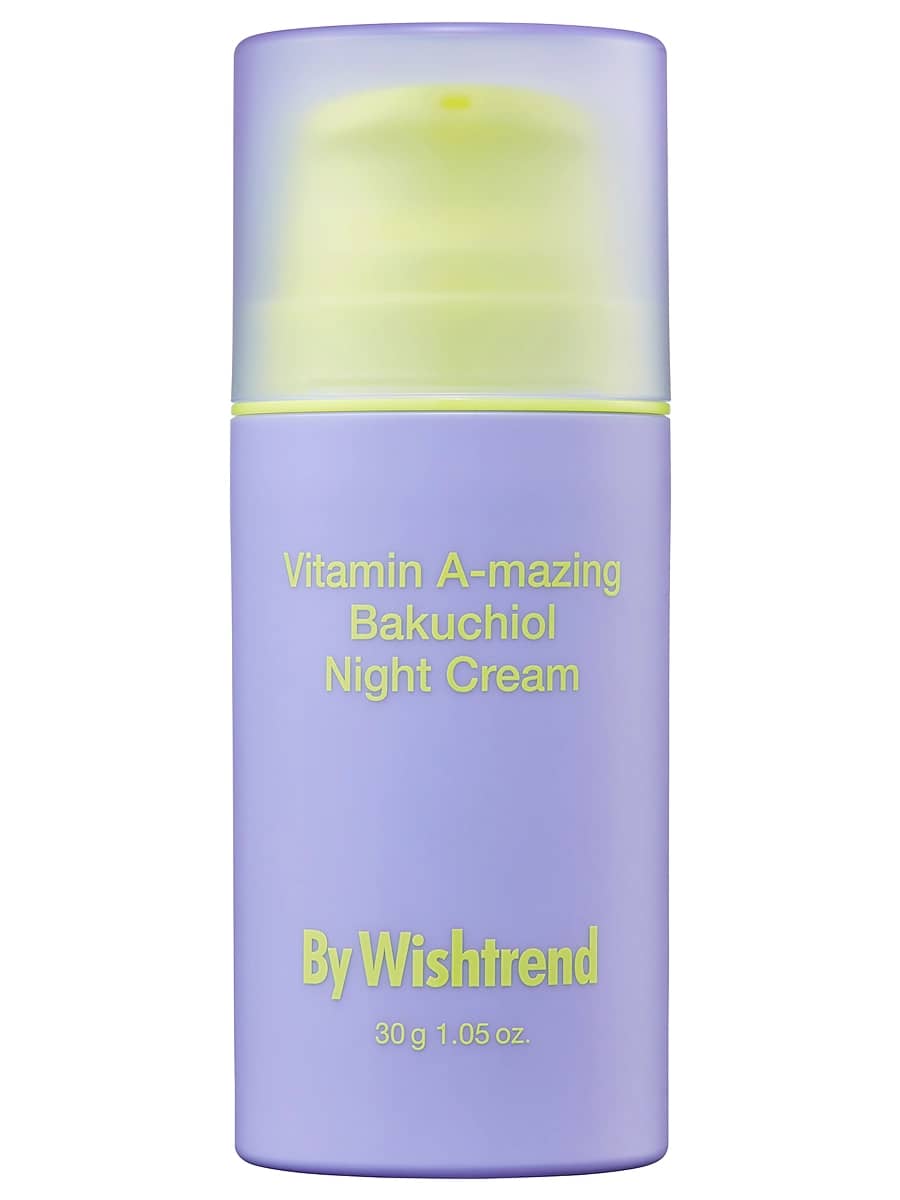 By Wishtrend Омолаживающий ночной крем для лица с ретинолом и бакучиолом Vitamin A-mazing Bakuchiol Night Cream 30 мл