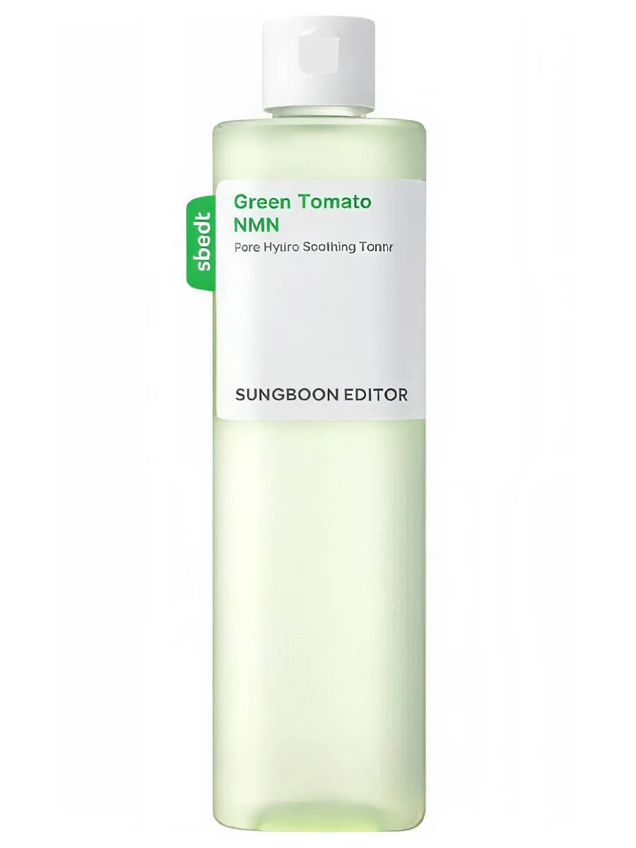 Sungboon Editor Ампульный тонер с экстрактом зеленого томата для сужения пор Green Tomato NMN Pore Hydro Soothing Toner 350 мл