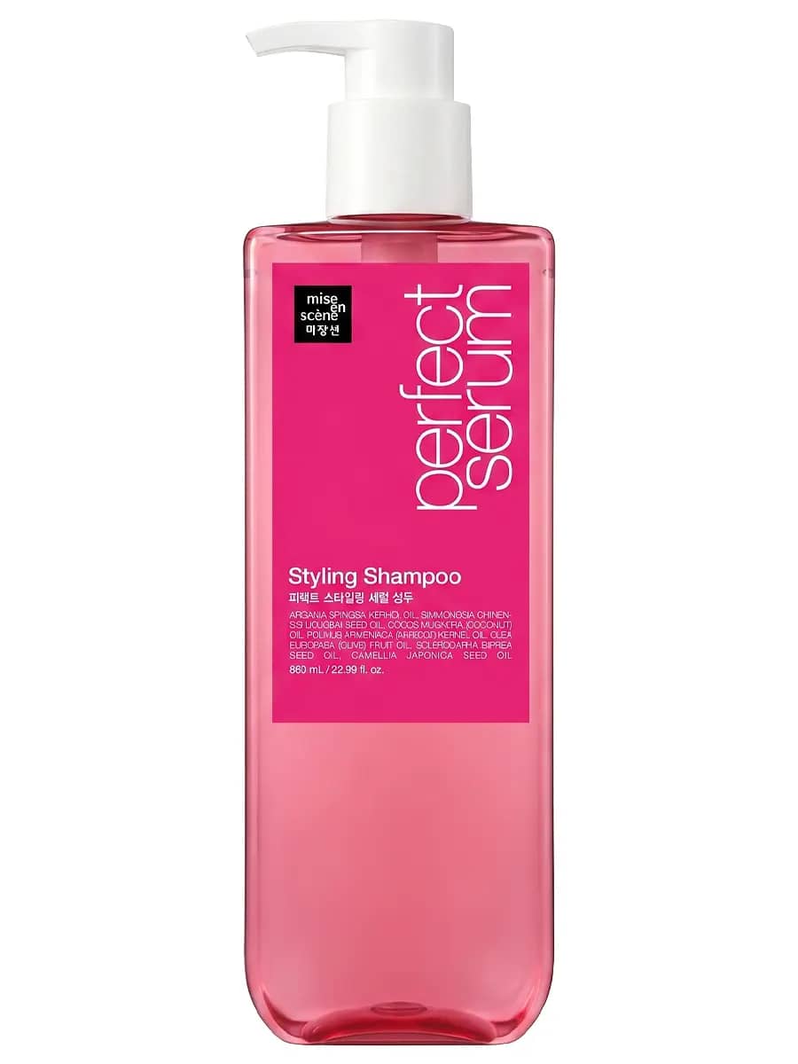 Mise En Scene Шампунь для стойкой укладки и защиты от повреждений Perfect Serum Styling Shampoo 680 мл