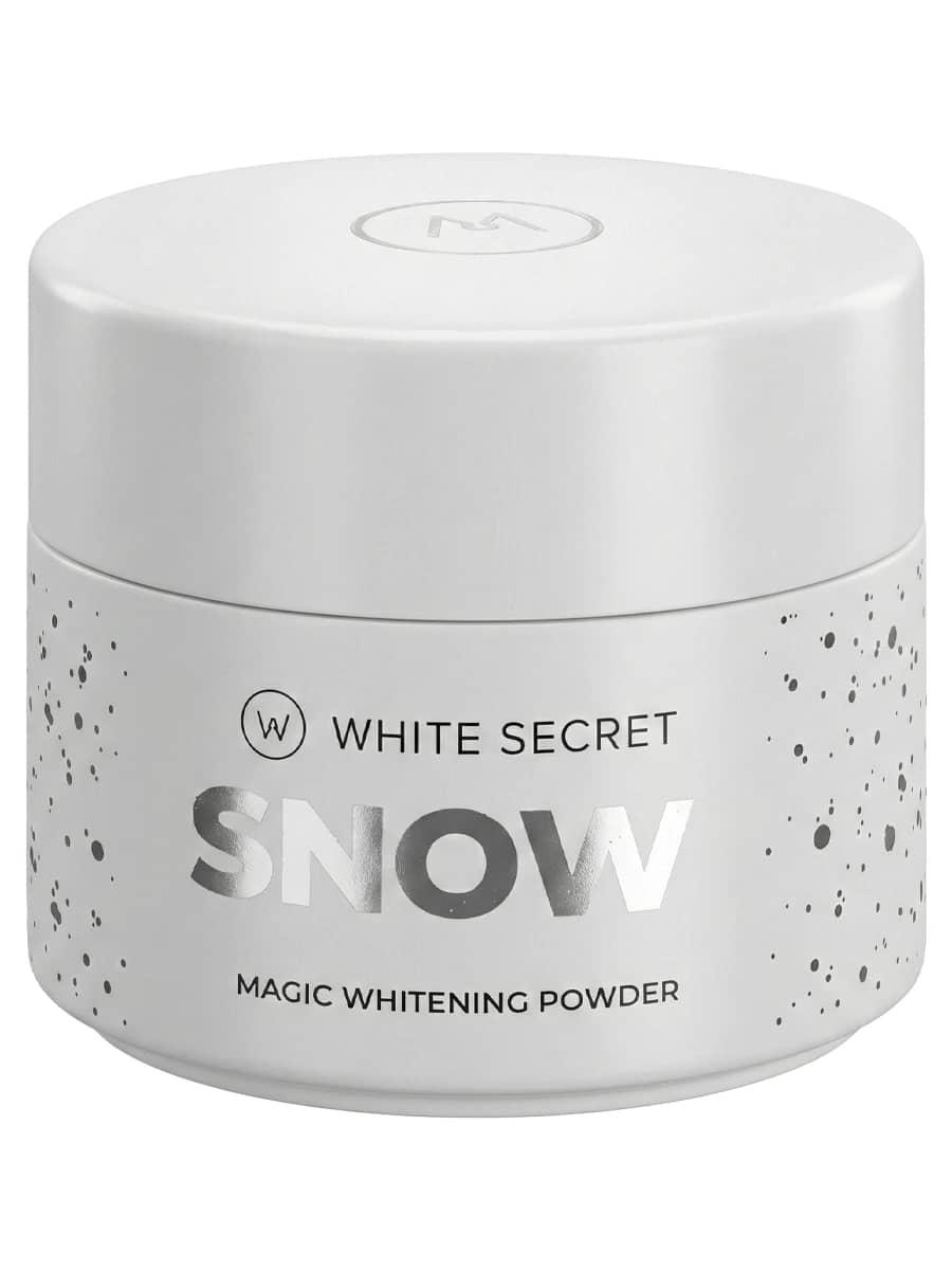 White Secret Отбеливающий порошок для ежедневной чистки и мягкой полировки зубов Snow 70 гр