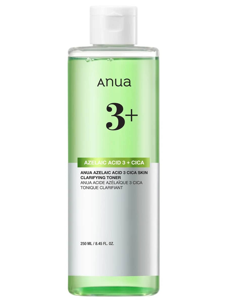 Anua Успокаивающий тонер с 3% азелаиновой кислоты Azelaic 3 Cica Skin Clarifying Toner 250 мл