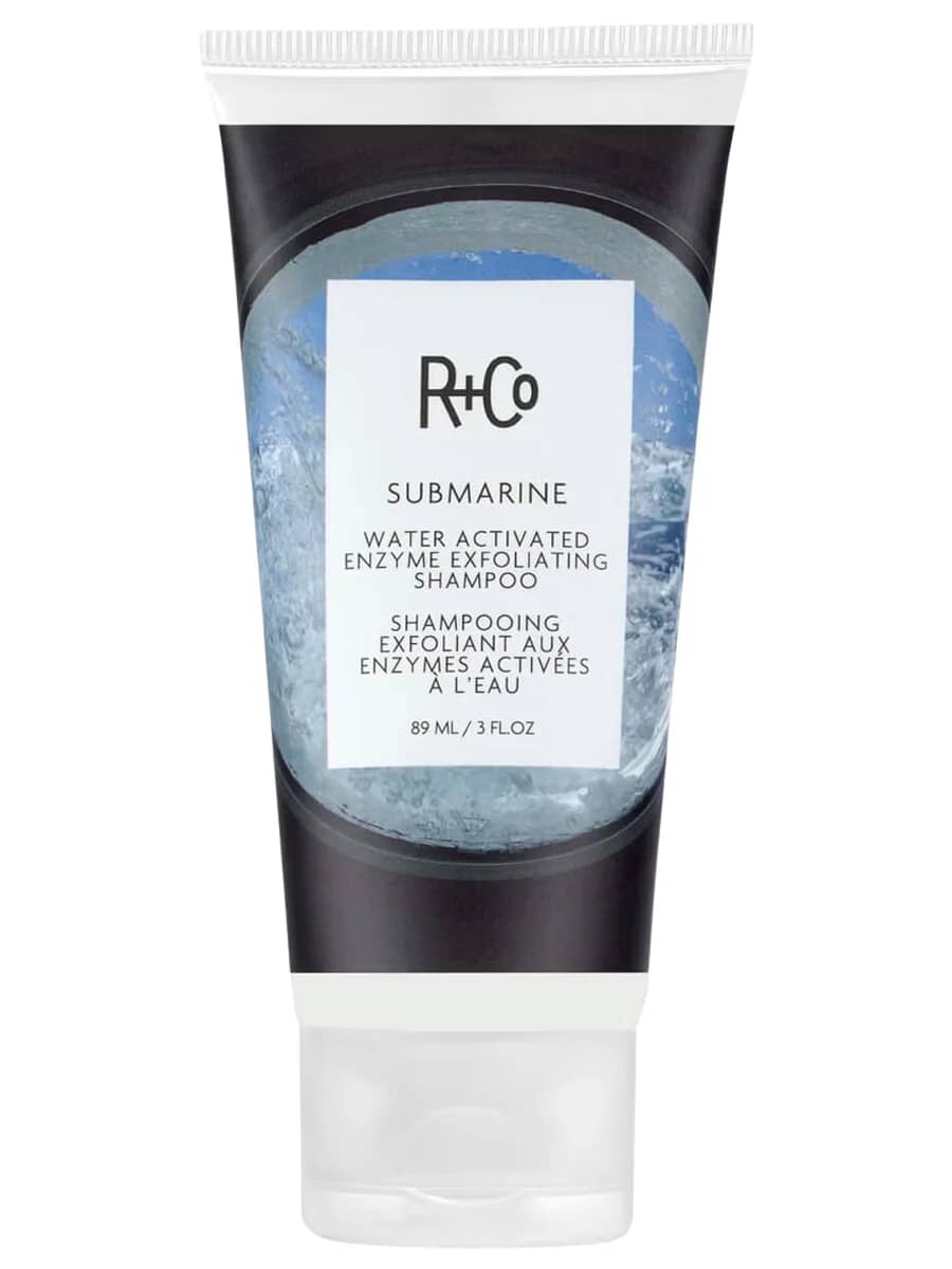 R+Co Шампунь-эксфолиант с гидроактивируемыми энзимами «Субмарина» Submarine Water Activated Enzyme Exfoliating Shampoo 89 мл