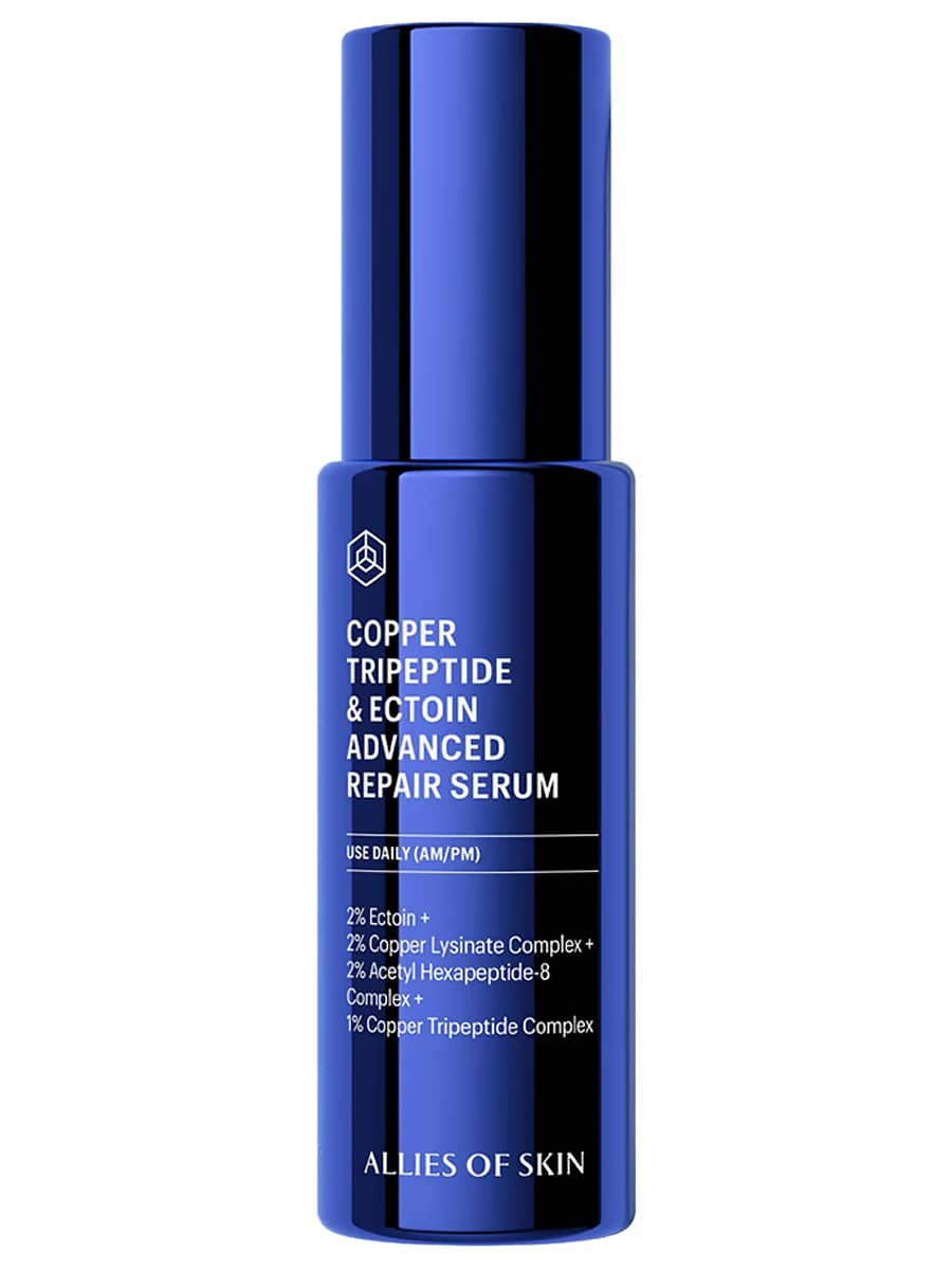Allies of Skin Восстанавливающая сыворотка с трипептидом меди и эктоином Copper Tripeptide & Ectoin Advanced Repair 30 мл
