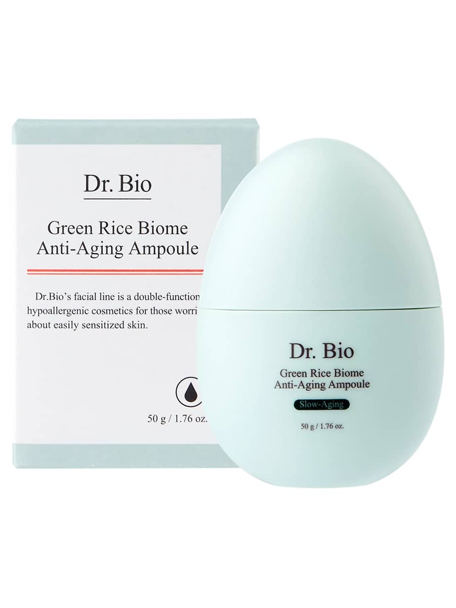 Dr. Bio Осветляющая сыворотка с экстрактом зеленого риса Green Rice Biome Anti-Aging Ampoule 50 гр