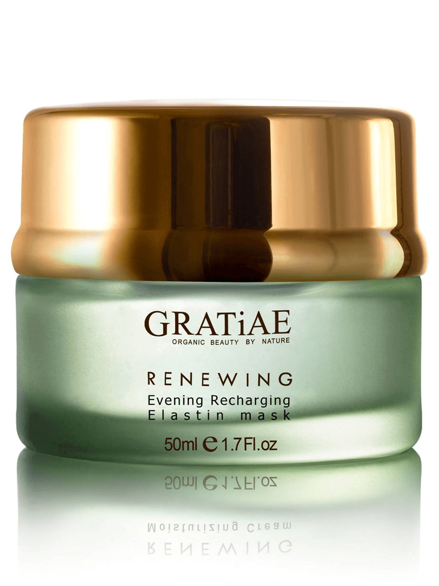Gratiae Омолаживающая ночная маска для обновления кожи Renewing Evening Recharging Elastin Mask 50 мл