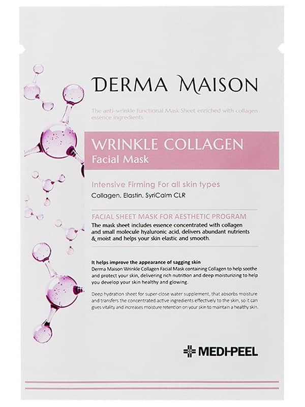 Medi-Peel Антивозрастная тканевая маска с коллагеном Derma Maison Wrinkle Collagen Facial Mask 23 мл