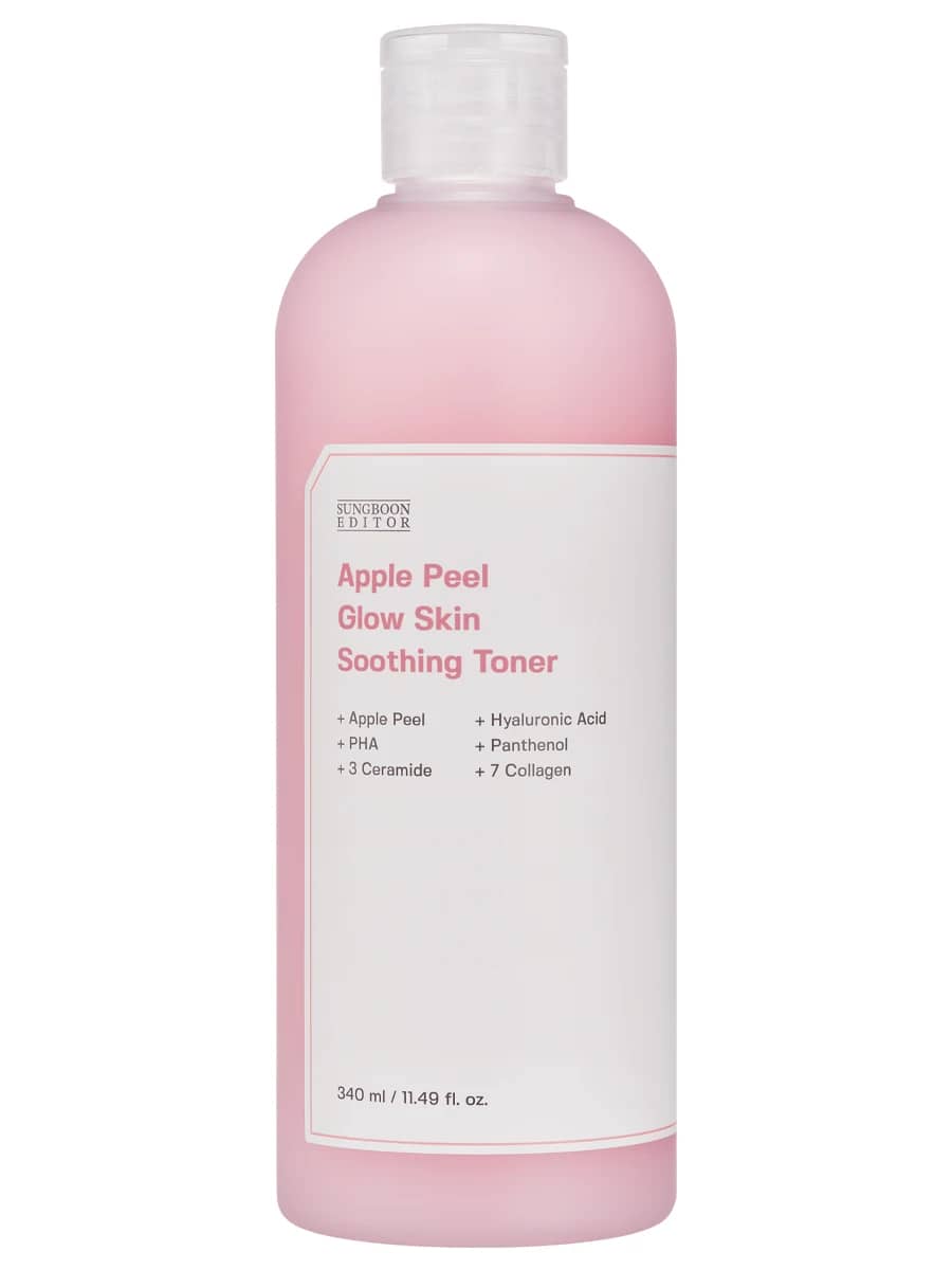 Sungboon Editor Выравнивающий тонер с экстрактом яблока для сияния Apple Peel Glow Skin Soothing Toner 340 мл