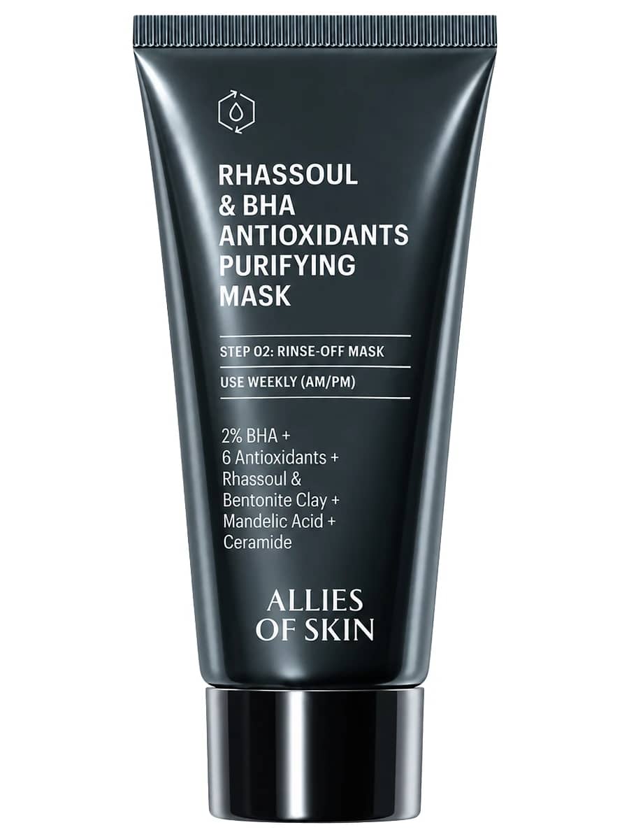 Allies of Skin Очищающая маска с салициловой кислотой Rhassoul & BHA Antioxidants Purifying Mask 50 мл