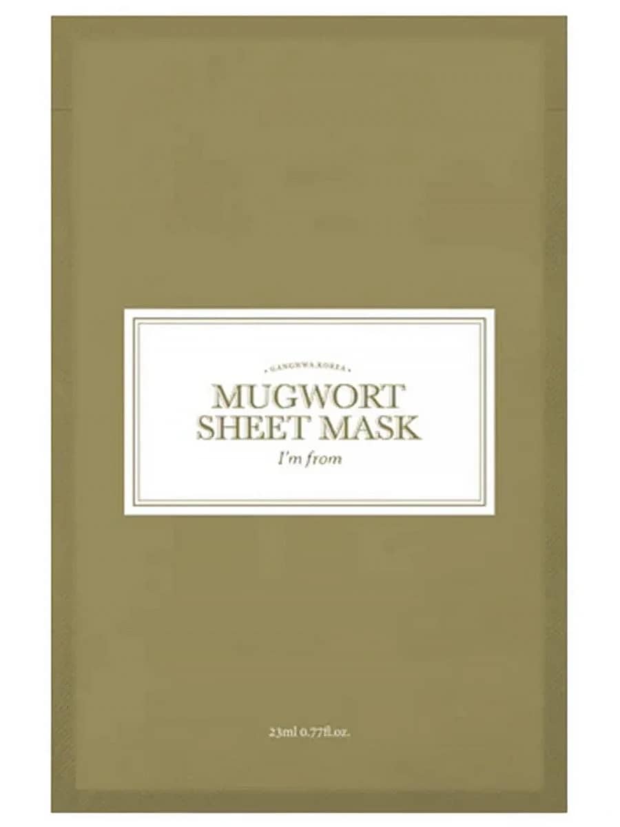 I'm from Успокаивающая тканевая маска для проблемной кожи с полынью Mugwort Sheet Mask 20мл