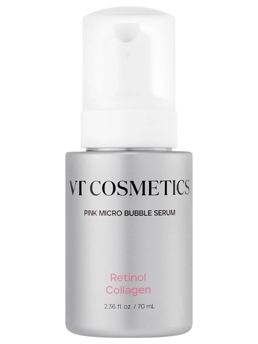 VT Cosmetics Пузырьковая сыворотка с ретинолом и коллагеном Retinol Collagen Pink Micro Bubble Serum 70 мл