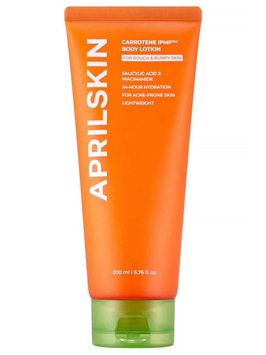 APRILSKIN Успокаивающий лосьон для тела с салициловой кислотой и ниацинамидом Carrotene IPMP™ Soothing Body Lotion 200 мл