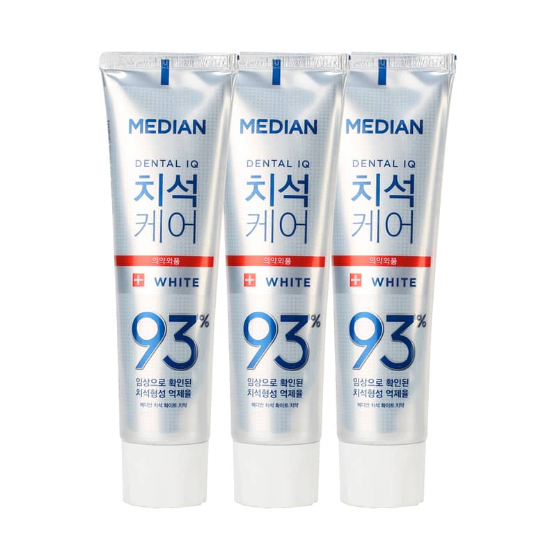 Median Отбеливающая зубная паста с цеолитом Tartar Protection White 120 гр х 3 шт