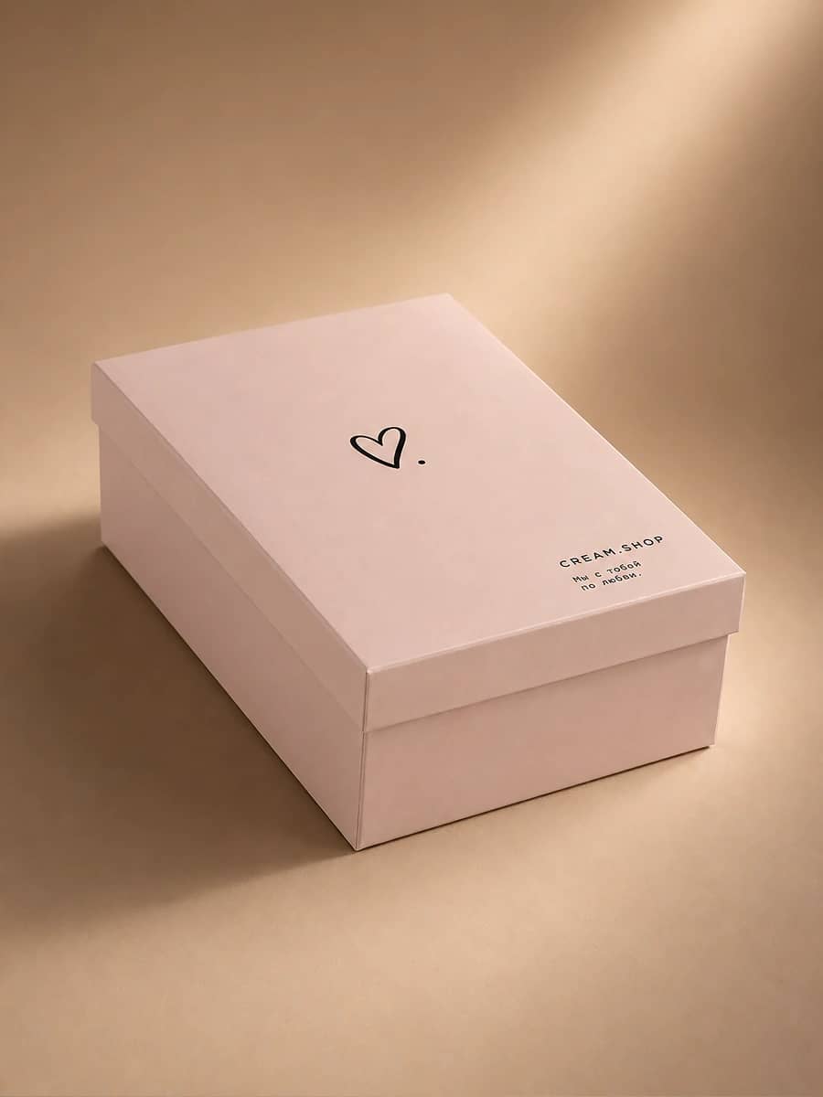 Cream Shop Фирменная коробка «Мы с тобой по Любви» 25x19x15 см