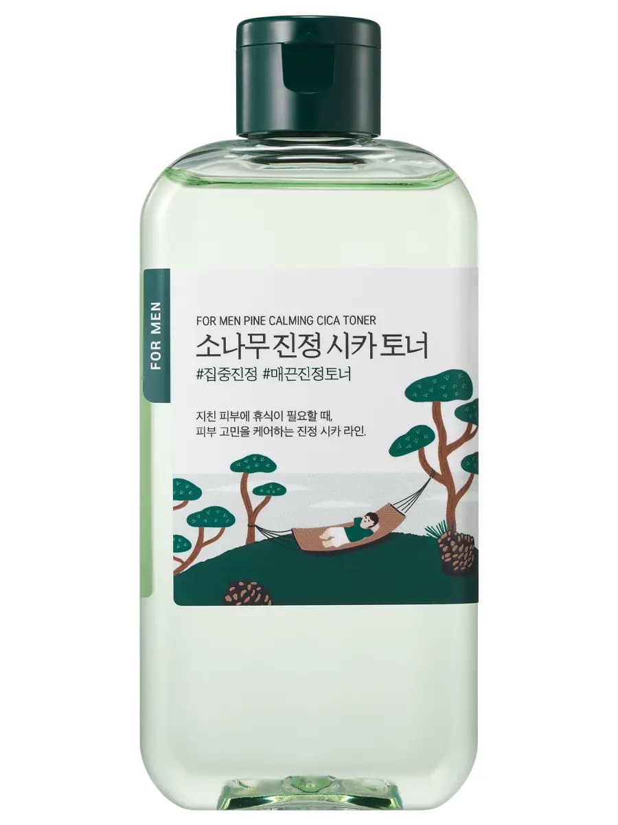 Round Lab Мужской успокаивающий тонер с экстрактами сосны и центеллы For Men Pine Calming Cica Toner 200 мл