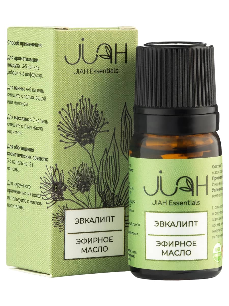 JIAH Essentials Эфирное масло «Эвкалипт» 10 мл