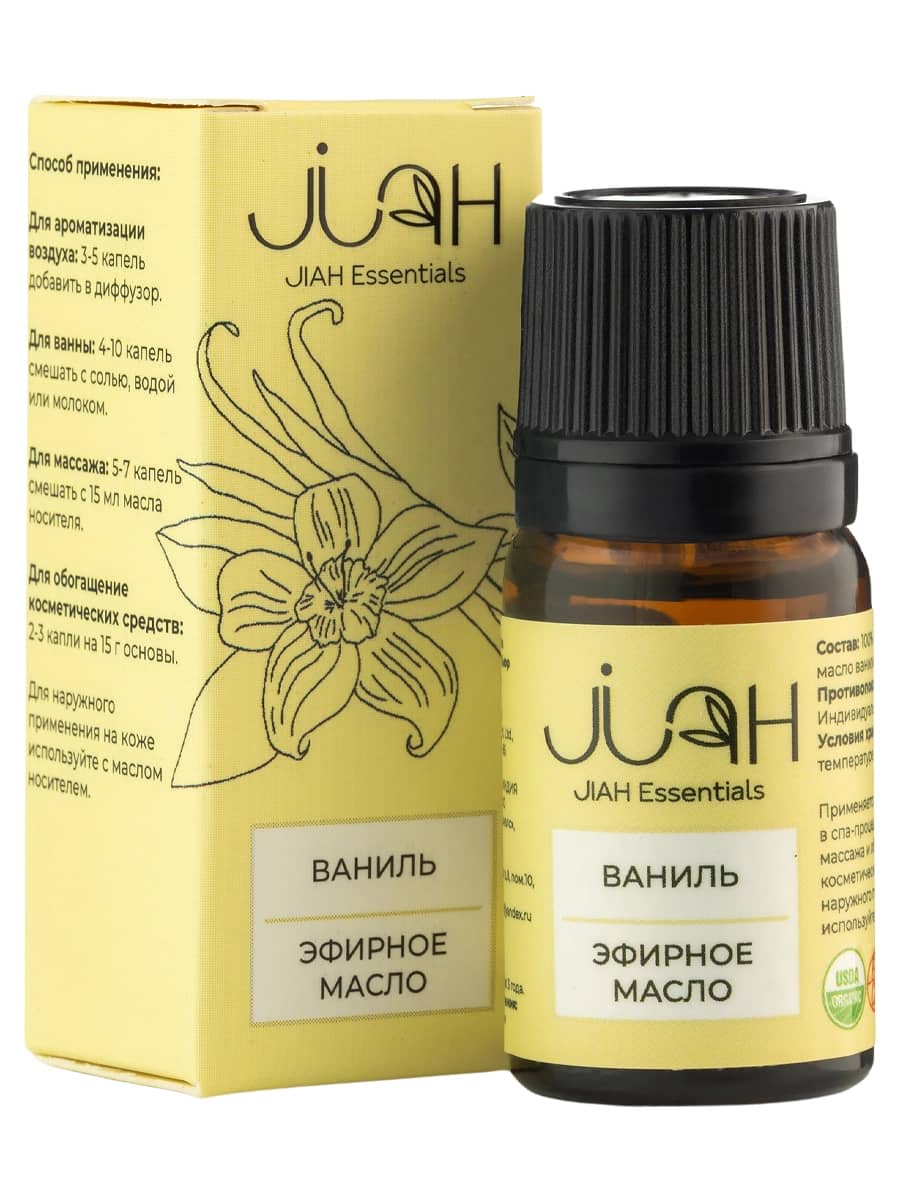 JIAH Essentials Эфирное масло «Ваниль» 10 мл