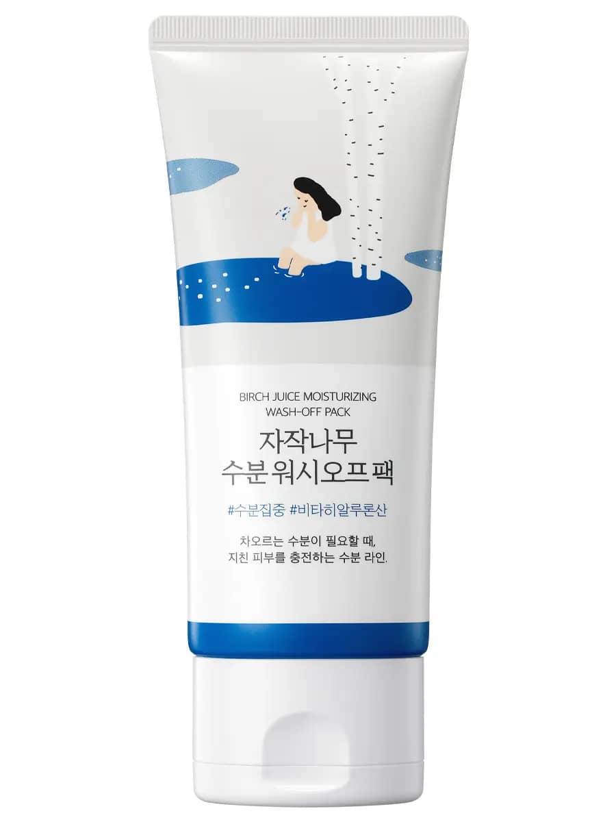 Round Lab Увлажняющая смываемая маска с березовым соком Birch Juice Moisturizing Wash Off Pack 80 мл