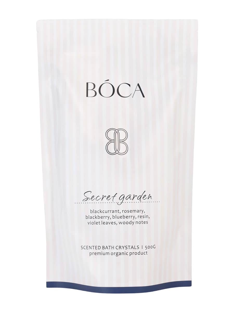 BOCA Магниевая соль для ванны «Секретный сад» Secret Garden Scented Bath Salt 500 гр