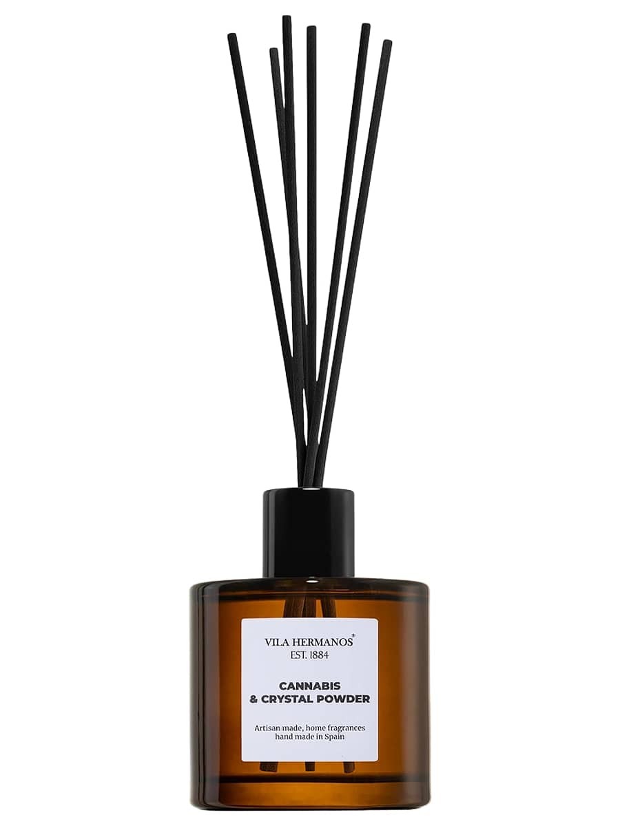 Vila Hermanos Ароматический диффузор «Каннабис и белый мускус» Apothecary Cannabis & Crystal Powder Diffuser 100 мл