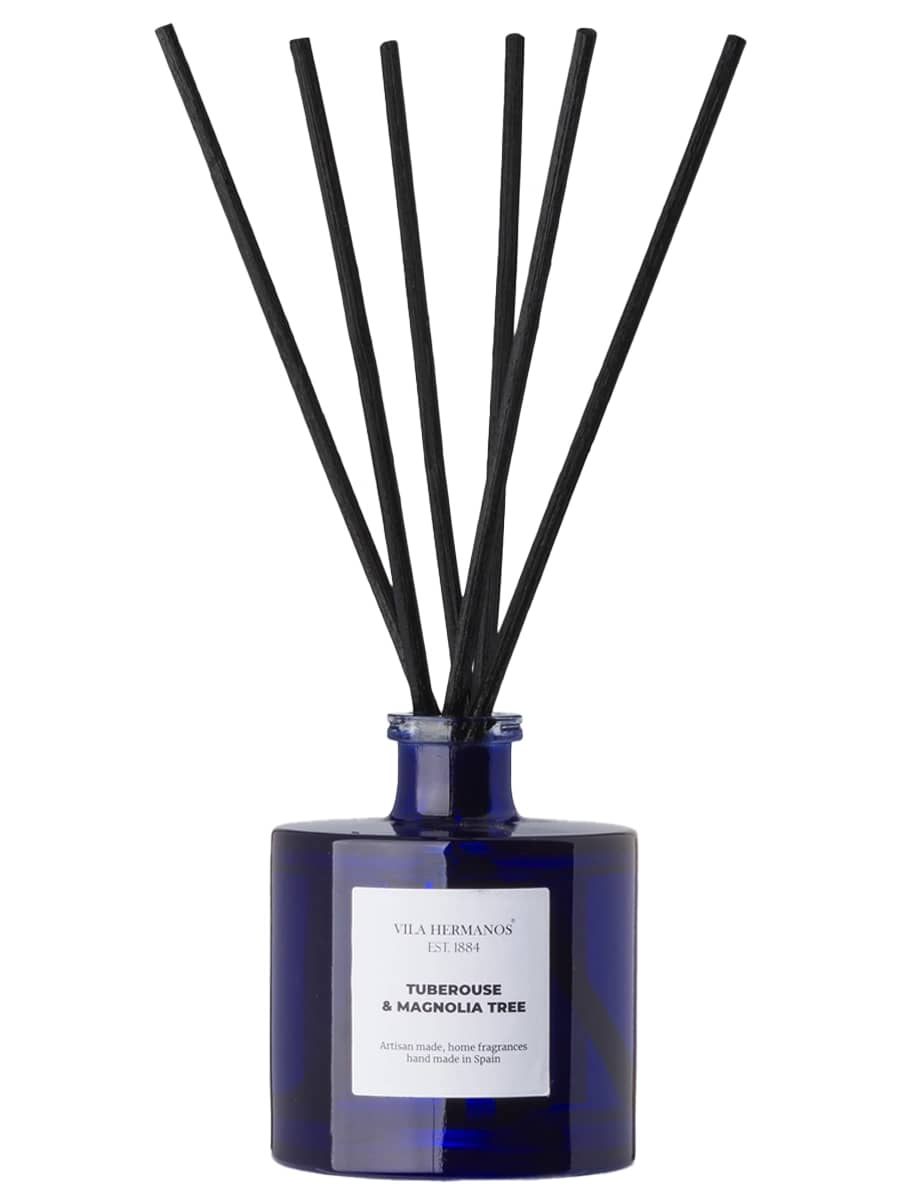 Vila Hermanos Ароматический диффузор «Тубероза и магнолия» Apothecary Cobalt Blue Tuberose & Magnolia Tree Diffuser 100 мл