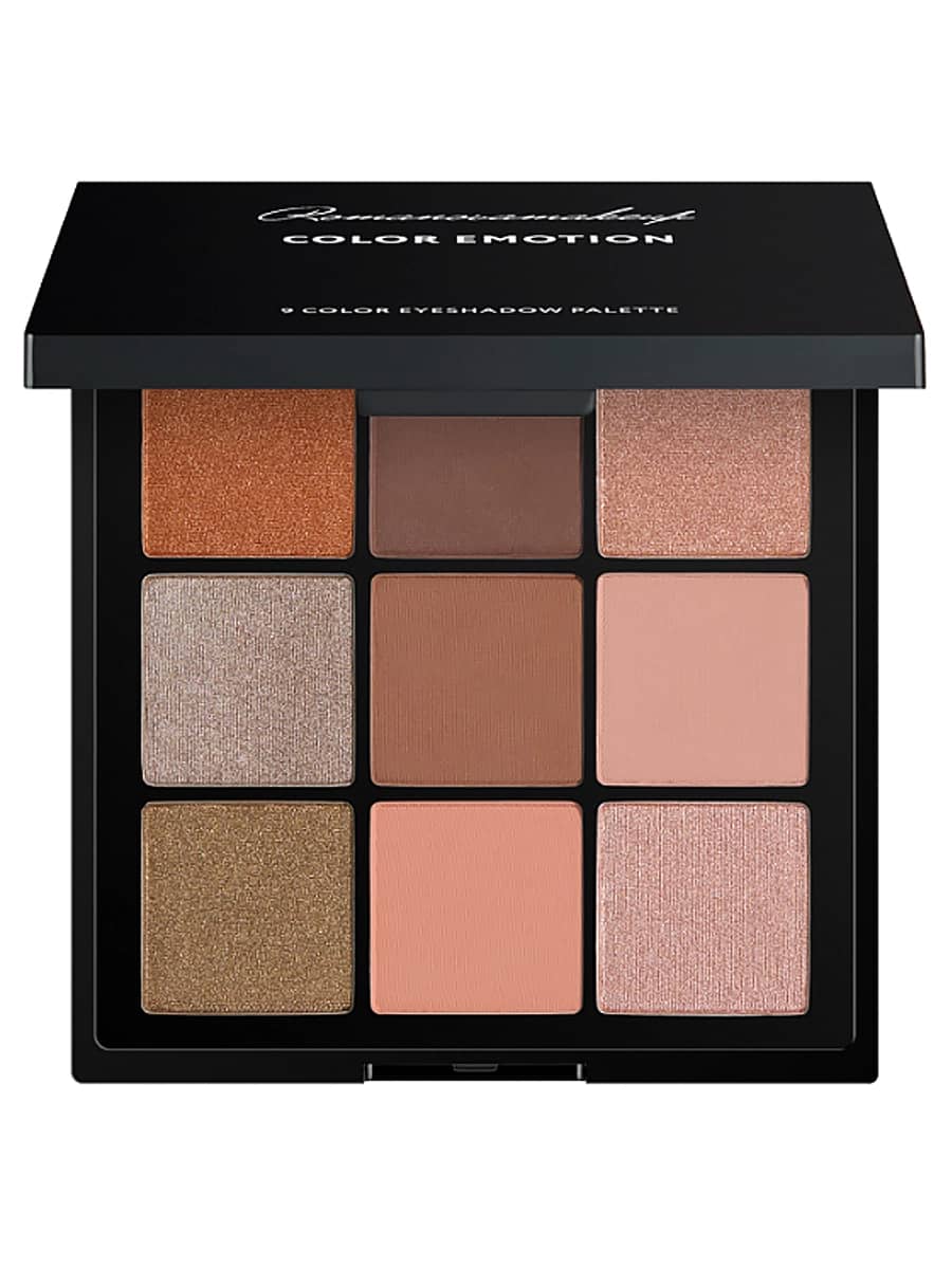 Romanovamakeup Палетка теней для век «Color Emotion» – 9 насыщенных оттенков Eyeshadow Palette