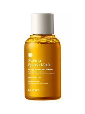 Blithe Освежающая сплэш-маска «Цитрус и мед» для сияния кожи Energy Yellow Citrus & Honey Patting Splash Mask 70 мл