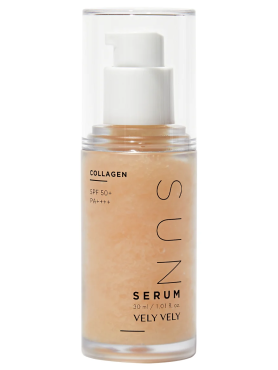 Vely Vely Солнцезащитная сыворотка с инкапсулированным коллагеном SPF50 Collagen Sun Serum 30 мл