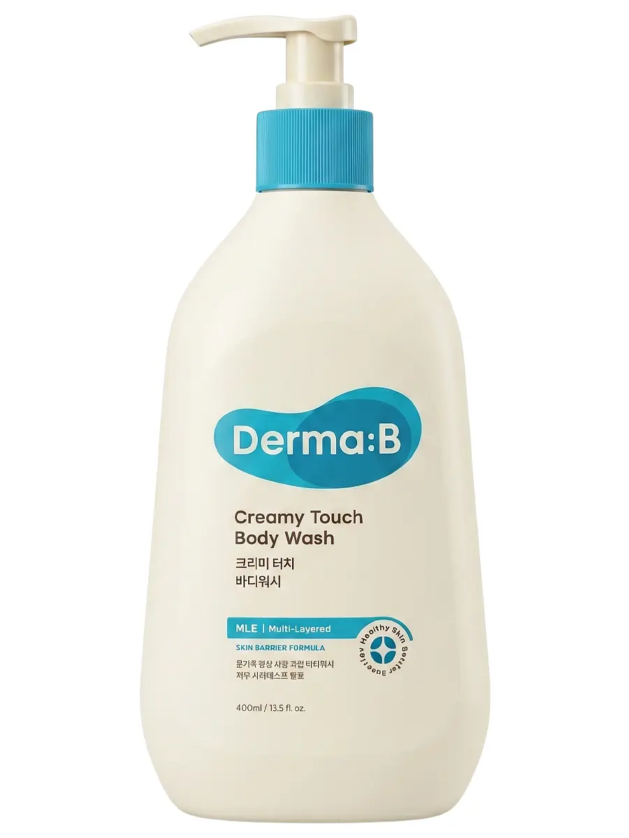 Derma:B Ламеллярный крем-гель для душа Creamy Touch Body Wash 400 мл