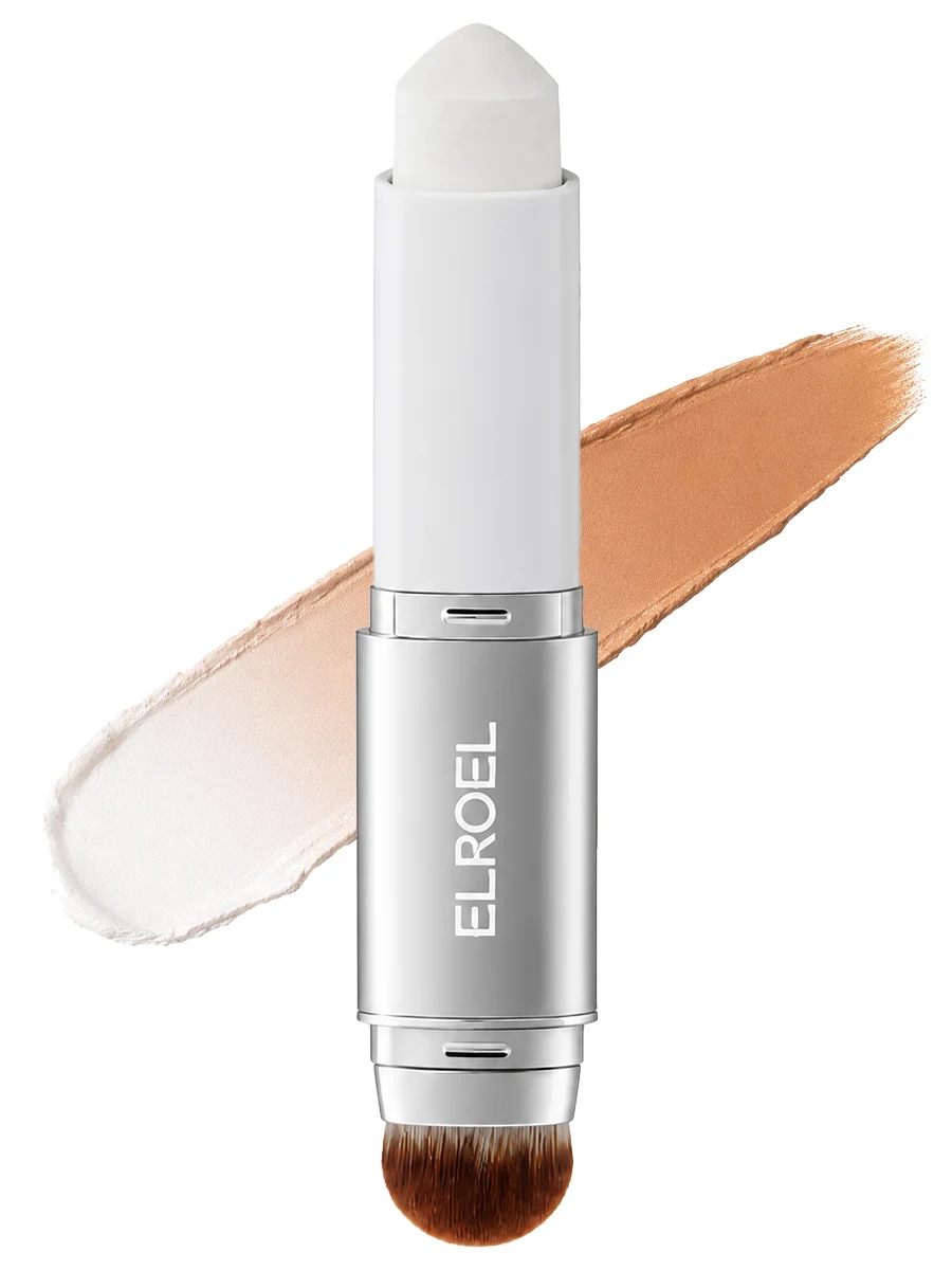 Elroel Тональный крем-стик с кистью – темный Blanc Cover Cream Stick – Deep 13 гр