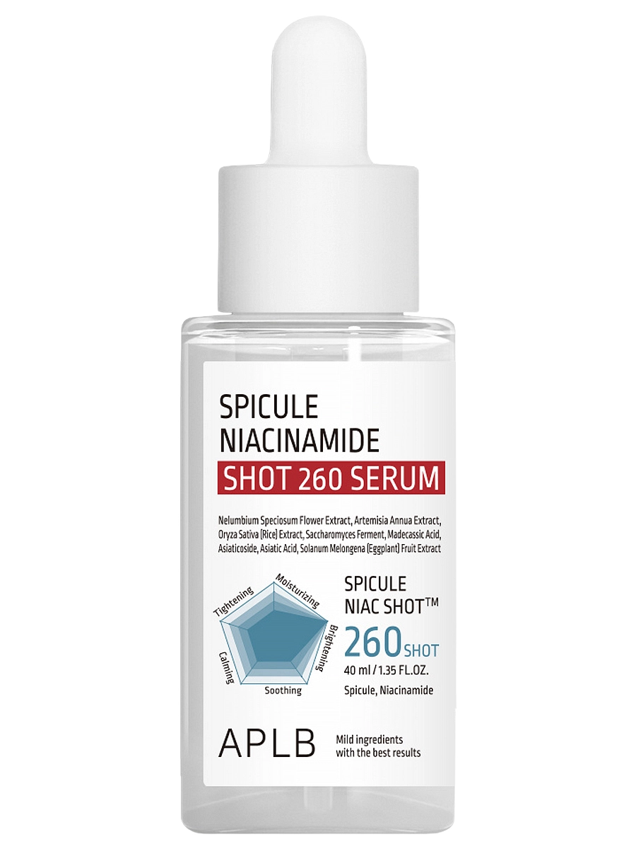 APLB Обновляющая сыворотка со спикулами и ниацинамидом Spicule Niacinamide Shot 260 Serum 40 мл