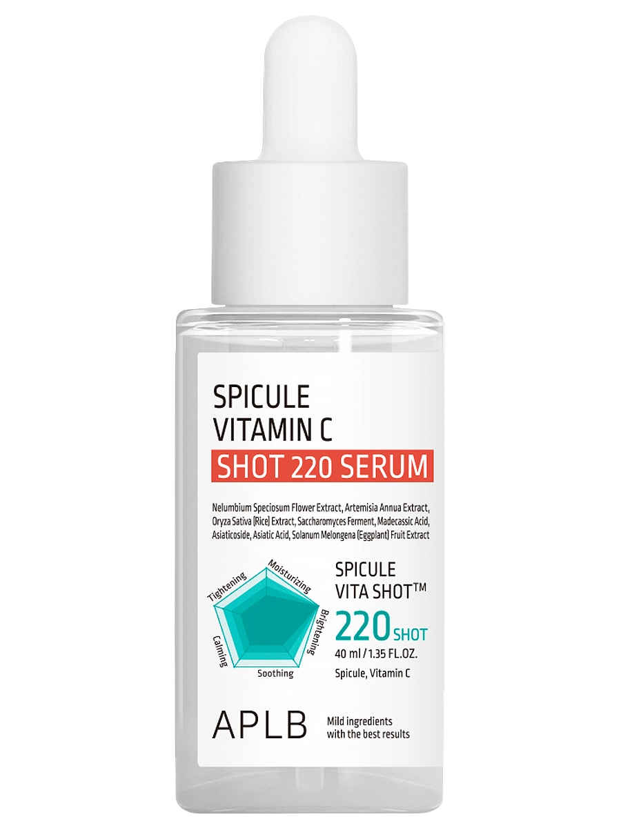 APLB Обновляющая сыворотка с микроиглами и витамином С Spicule Vitamin C Shot 220 Serum 40 мл