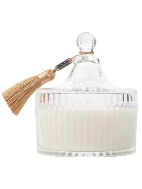 BOCA Аромасвеча «Древесная сладость» в стеклянной шкатулке White Wood Scented Candle 250 мл