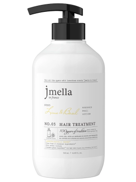 Jmella Парфюмированный кондиционер для всех типов волос Lime & Basil Hair Treatment 500 мл