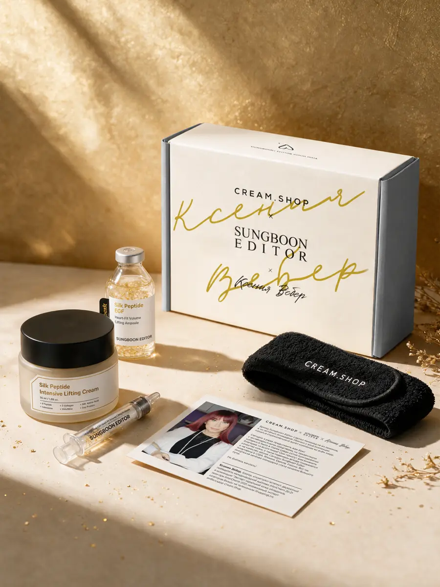 Sungboon Editor Лимитированный набор для омоложения и упругости кожи Cream.Shop х Ксения Вебер
