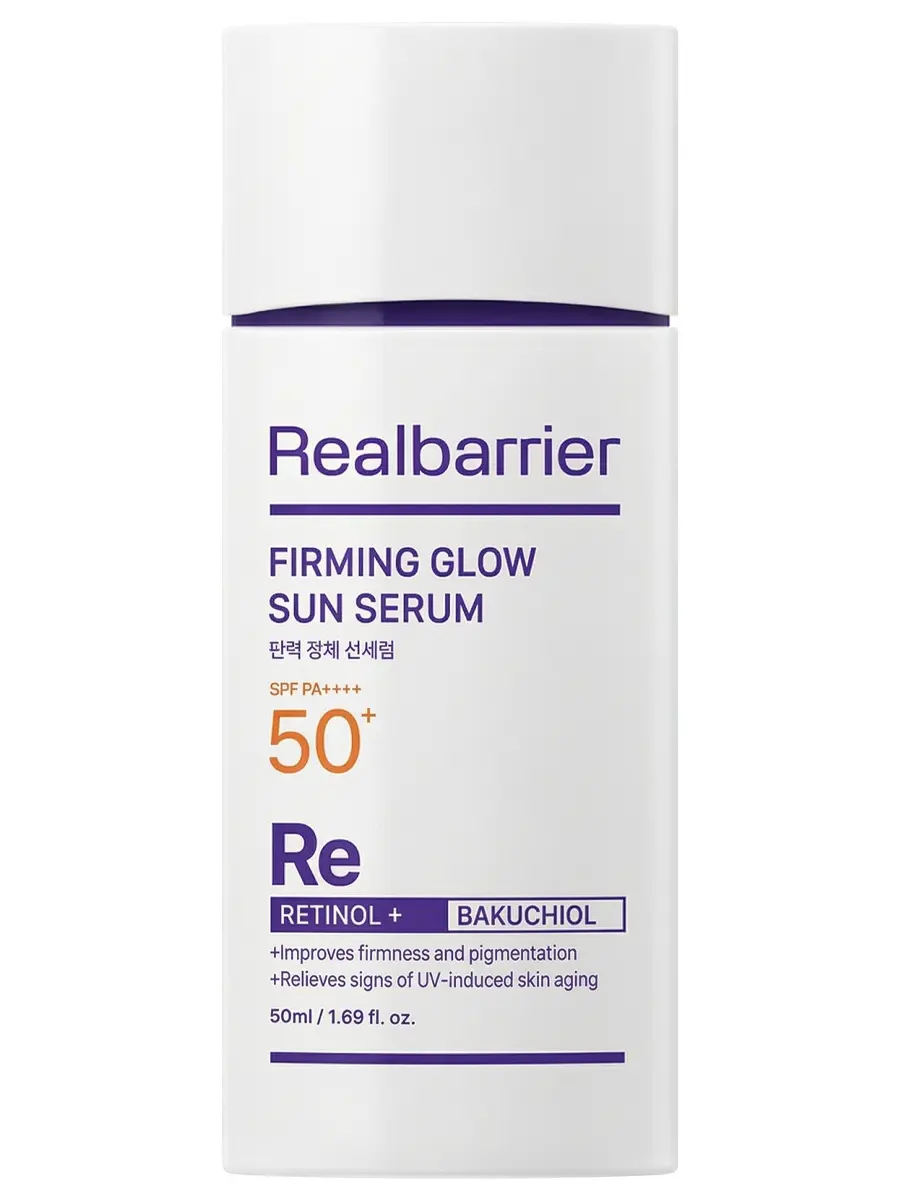 Real Barrier Омолаживающая солнцезащитная сыворотка с эффектом сияния SPF 50+ PA++++ Firming Glow Sun Serum 50 мл