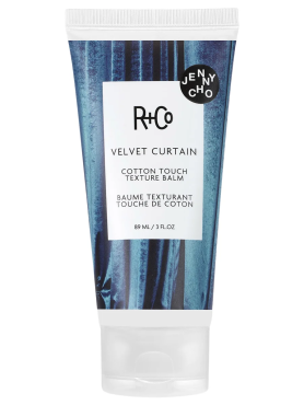R+Co Несмываемый бальзам для создания бархатистой текстуры «Занавес» Velvet Curtain Cotton Touch Texture Balm 89 мл