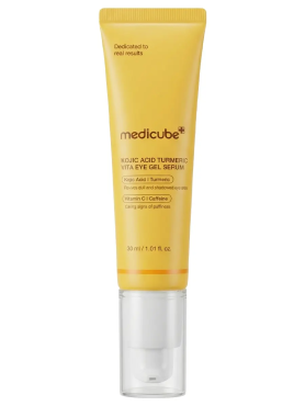 Medicube Осветляющая сыворотка для глаз с койевой кислотой Kojic Acid Turmeric Vita Eye Gel Serum 30 мл