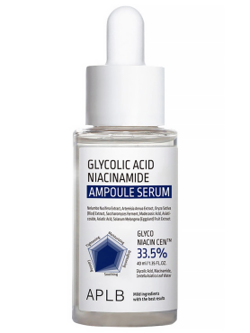 APLB Сыворотка с гликолевой кислотой и ниацинамидом Glycolic Acid Niacinamide Ampoule Serum 40 мл